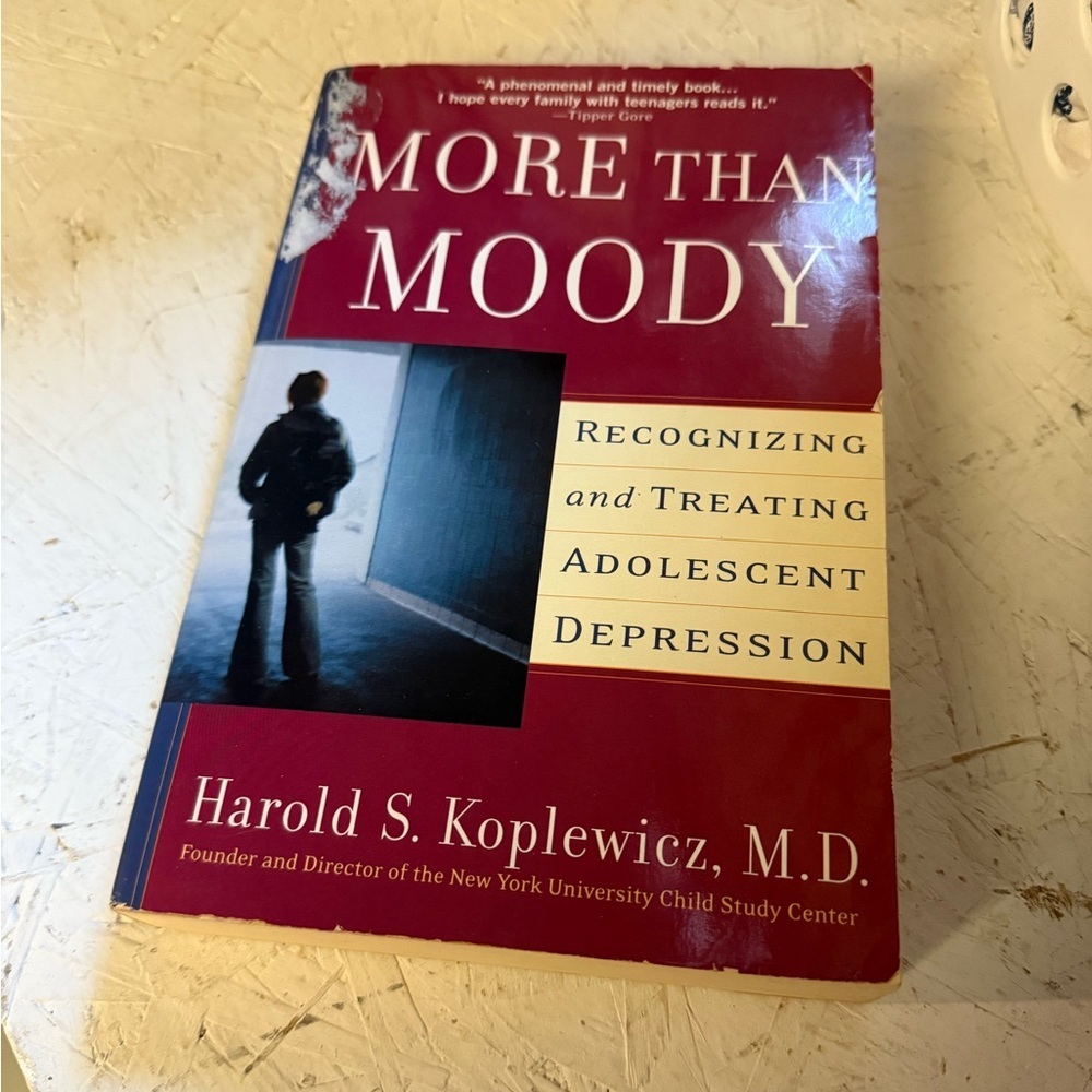 More Than Moody Book by Harold S. Koplewicz